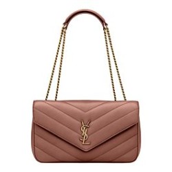 Replica YSL Saint Laurent Loulou Bag Medium Matelasse Pink Fake
