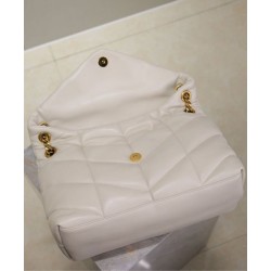 Replica YSL Saint Laurent Puffer Medium Bag Nappa Cream Fake