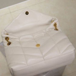 Replica YSL Saint Laurent Puffer Medium Bag Nappa Cream Fake