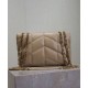 Replica YSL Saint Laurent Toy Puffer Bag Lambskin Apricot Fake