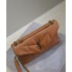 Replica YSL Saint Laurent Toy Puffer Bag Lambskin Coffee Fake