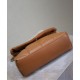 Replica YSL Saint Laurent Toy Puffer Bag Lambskin Coffee Fake