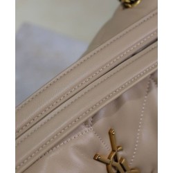 Replica YSL Saint Laurent Puffer Small Bag Nappa Apricot Fake