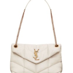 Replica YSL Saint Laurent Puffer Small Bag Nappa Cream Fake