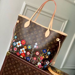 Replica Louis Vuitton LV x TM Neverfull MM Bag Monogram Canvas M13271 Fake