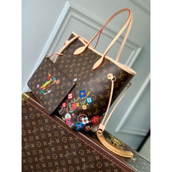 Replica Louis Vuitton LV x TM Neverfull MM Bag Monogram Canvas M13271 Fake Replica Louis Vuitton LV x TM Neverfull MM Bag Monogram Canvas M13271 Fake