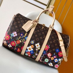 Replica Louis Vuitton LV x TM Keepall Bandouliere 45 Bag Monogram Canvas M14182 Fake