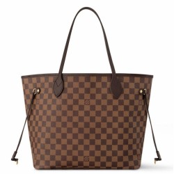 Replica Louis Vuitton Neverfull MM Bag Damier Ebene Canvas N40599 Fake