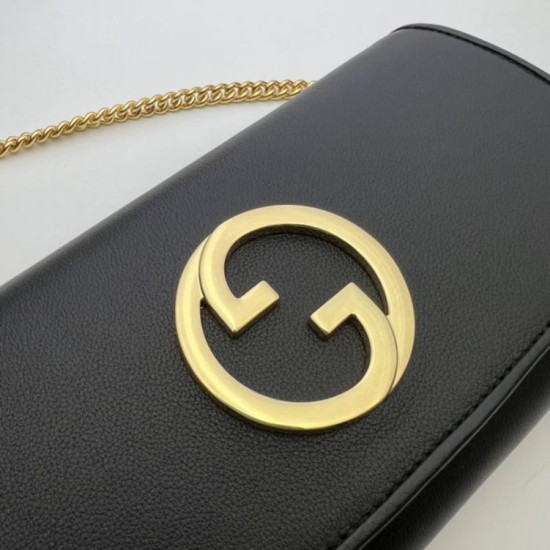 Replica Gucci Blondie continental chain wallet 725215 Black Replica Gucci Blondie continental chain wallet 725215 Black Fake