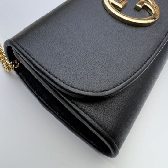Replica Gucci Blondie continental chain wallet 725215 Black Replica Gucci Blondie continental chain wallet 725215 Black Fake