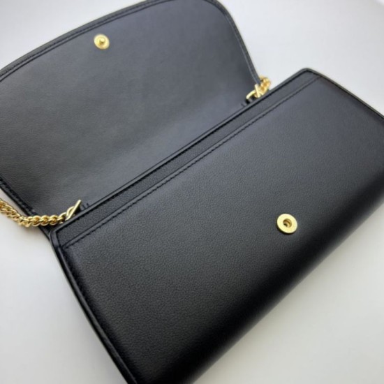 Replica Gucci Blondie continental chain wallet 725215 Black Replica Gucci Blondie continental chain wallet 725215 Black Fake