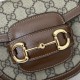 Replica Gucci Horsebit 1955 mini top handle bag 781387 Brown Fake