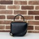Replica Gucci Horsebit 1955 mini top handle bag 781387 Black Fake