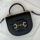 Replica Gucci Horsebit 1955 mini top handle bag 781387 Black Fake