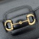 Replica Gucci Horsebit 1955 mini top handle bag 781387 Black Fake