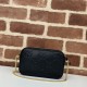 Replica Gucci GG super mini shoulder bag 781554 Black Fake