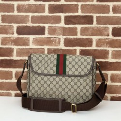 Replica Gucci Ophidia Men messenger bag Brown Fake