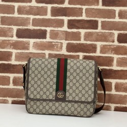 Replica Gucci Ophidia Men messenger bag Brown Fake