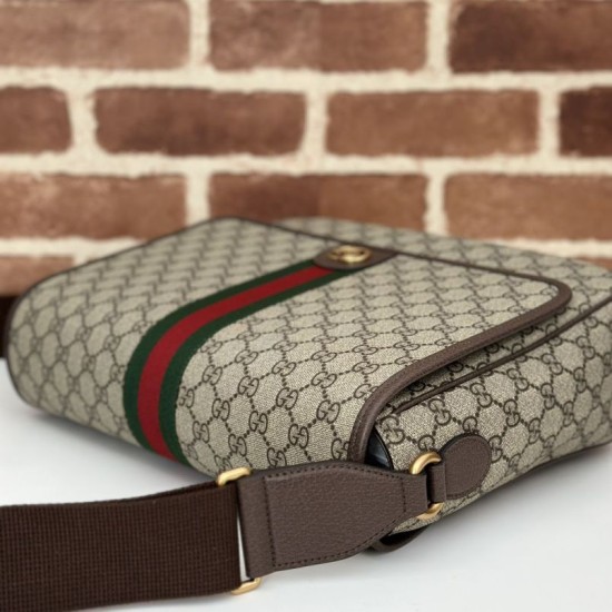 Replica Gucci Ophidia Men messenger bag Brown Fake