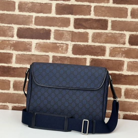 Replica Gucci Ophidia Men messenger bag Dark Blue Fake