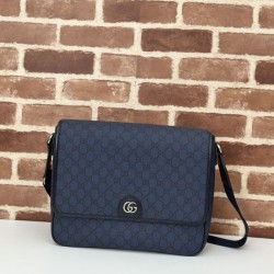 Replica Gucci Ophidia Men messenger bag Dark Blue Fake
