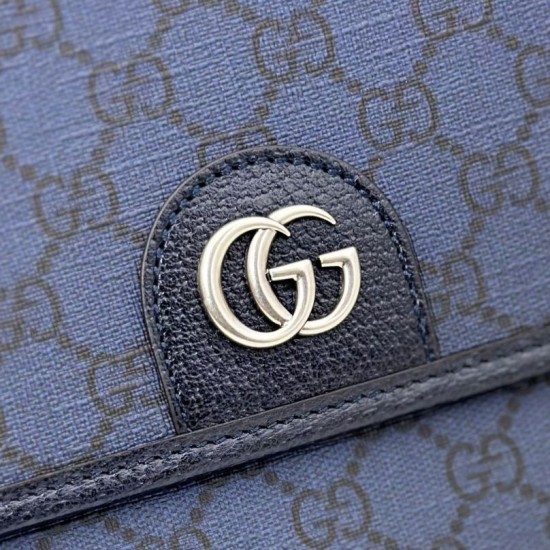 Replica Gucci Ophidia Men messenger bag Dark Blue Fake