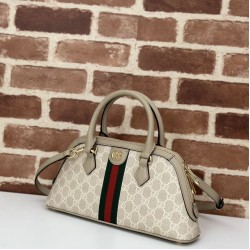 Replica Gucci Ophidia small top handle bag 795249 Beige  Fake