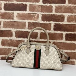 Replica Gucci Ophidia small top handle bag 795249 Beige  Fake