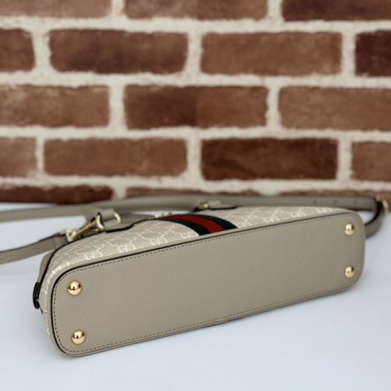 Replica Gucci Ophidia small top handle bag 795249 Beige  Fake