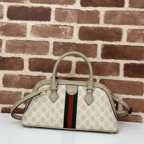 Replica Gucci Ophidia small top handle bag 795249 Beige  Fake