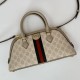 Replica Gucci Ophidia small top handle bag 795249 Beige  Fake