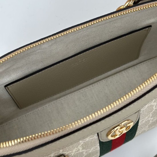 Replica Gucci Ophidia small top handle bag 795249 Beige  Fake