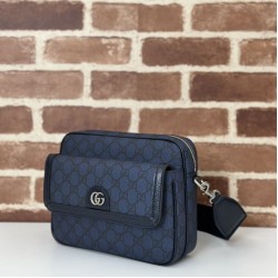 Replica Gucci Ophidia Men Small crossbody bag 802170 Dark Blue Fake