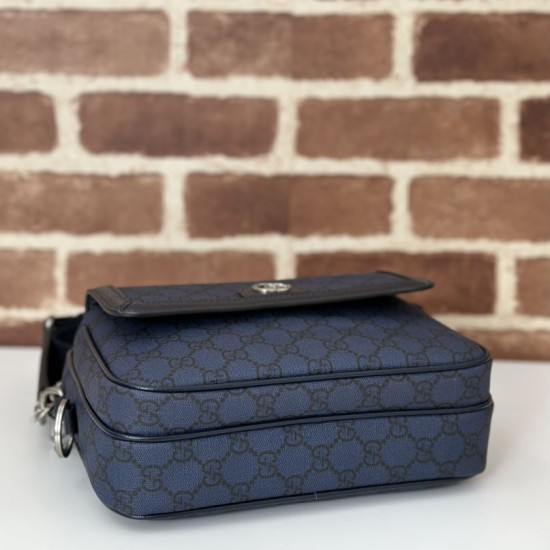 Replica Gucci Ophidia Men Small crossbody bag 802170 Dark Blue Fake