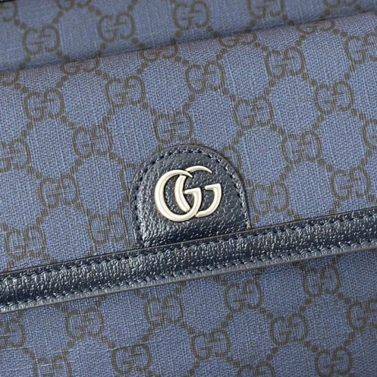 Replica Gucci Ophidia Men Small crossbody bag 802170 Dark Blue Fake