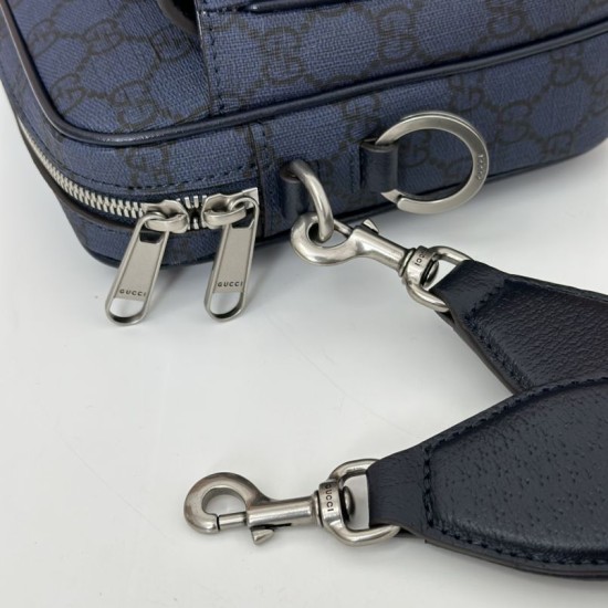 Replica Gucci Ophidia Men Small crossbody bag 802170 Dark Blue Fake