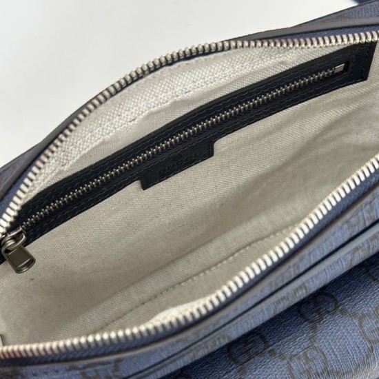 Replica Gucci Ophidia Men Small crossbody bag 802170 Dark Blue Fake