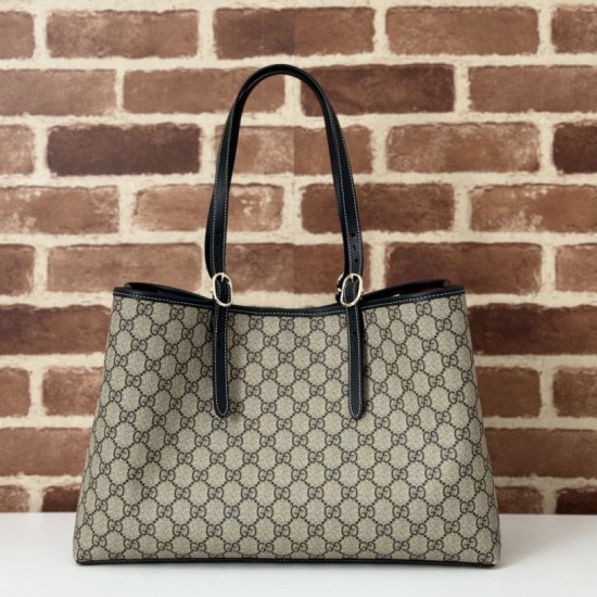 Replica Gucci GG Emblem Medium Tote Bag 815213 Black Replica Gucci GG Emblem Medium Tote Bag 815213 Black Fake