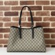 Replica Gucci GG Emblem Medium Tote Bag 815213 Black Replica Gucci GG Emblem Medium Tote Bag 815213 Black Fake
