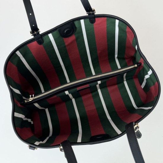 Replica Gucci GG Emblem Medium Tote Bag 815213 Black Replica Gucci GG Emblem Medium Tote Bag 815213 Black Fake