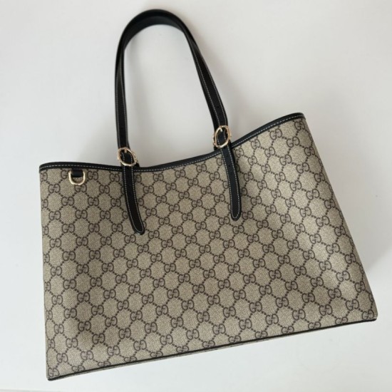 Replica Gucci GG Emblem Medium Tote Bag 815213 Black Replica Gucci GG Emblem Medium Tote Bag 815213 Black Fake