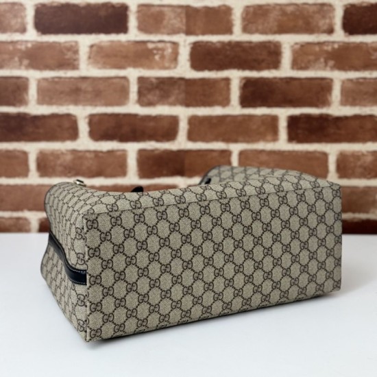 Replica Gucci GG Emblem Medium Tote Bag 815213 Black Replica Gucci GG Emblem Medium Tote Bag 815213 Black Fake