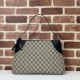 Replica Gucci GG Emblem 815217 Medium Shoulder Bag Black Replica Gucci GG Emblem 815217 Medium Shoulder Bag Black Fake
