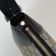 Replica Gucci GG Emblem 815217 Medium Shoulder Bag Black Replica Gucci GG Emblem 815217 Medium Shoulder Bag Black Fake