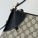 Replica Gucci GG Emblem 815217 Medium Shoulder Bag Black Replica Gucci GG Emblem 815217 Medium Shoulder Bag Black Fake