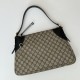 Replica Gucci GG Emblem 815217 Medium Shoulder Bag Black Replica Gucci GG Emblem 815217 Medium Shoulder Bag Black Fake