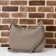 Replica Gucci 820453 GG Emblem medium shoulder bag Taupe Fake