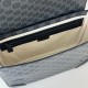 Replica Gucci 821154 GG Emblem medium Men crossbody bag Black Fake