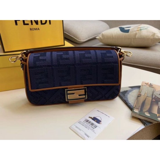Replica Fendi Baguette Medium Bag Blue Denim Replica Fendi Baguette Medium Bag Blue Denim Fake