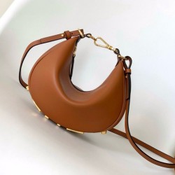 Replica Fendi Fendigraphy Mini Bag Brown Fake